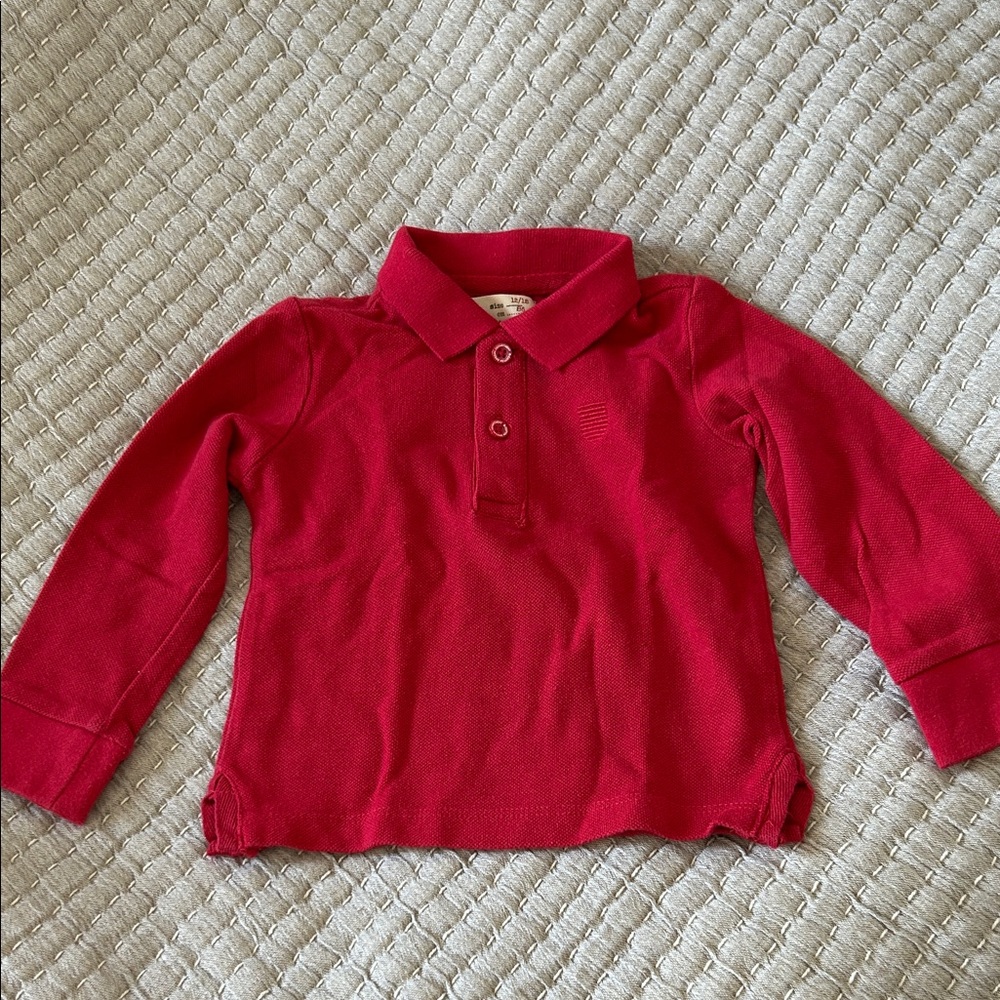 Zara Kids Red Polo Shirt
